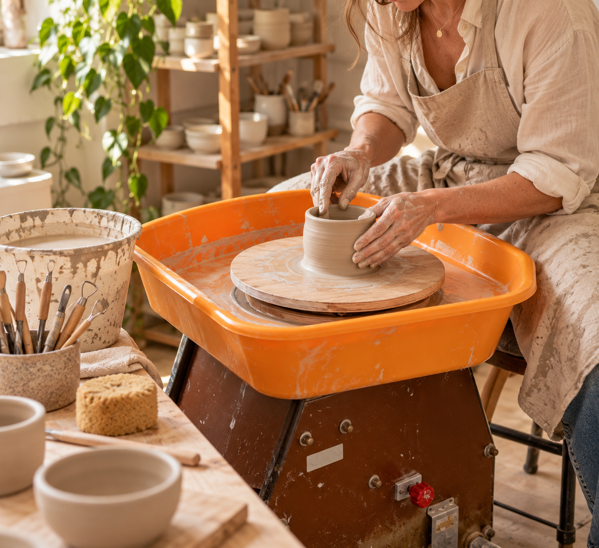 Pottery Wheel Experience Linlithgow | Beginner Pottery Class