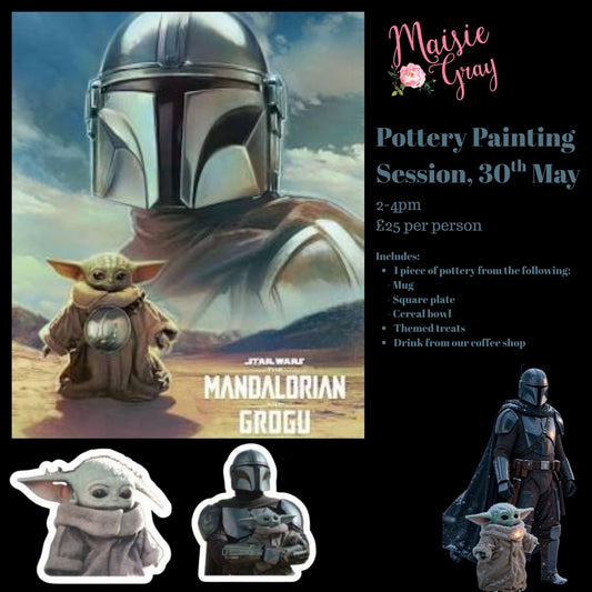 Star Wars, Inspired Pottery Painting Session - 30th May
