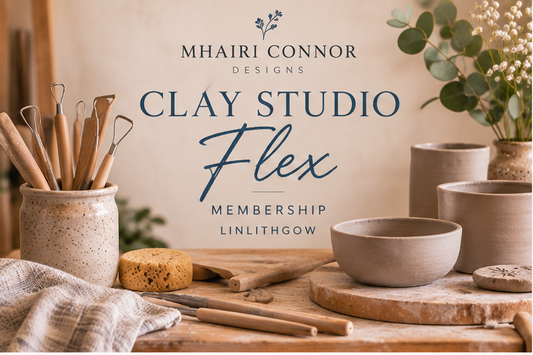 Clay Studio Flex Membership at Mhairi Connor Designs in Linlithgow